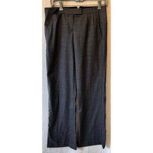 Theory Flare Pants Womens Size 2 Gray Wool Classic‎ Slacks Business Career